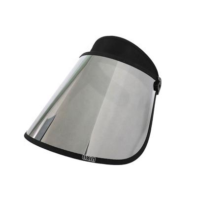 China Wholesale Character Visor Sun Protection Sports Silver Summer PC Visor Hats for sale