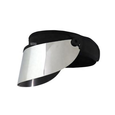 China Fashion UV Scratch-Resistant PC Plastic Visor Face Neoprene Character Sun Visor Sun Visor Hat for sale