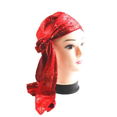 China Fashion One Size Stain Muslim Hijab Turban Wrap Fashion Silk Turbans For Ladies Vervet for sale