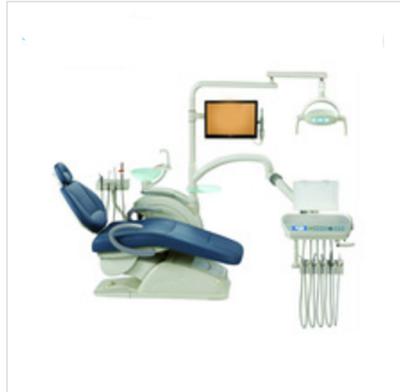 China Left Hand Acrylic CE Approved Upper Mounted Operating Types Of Dental Chair for sale