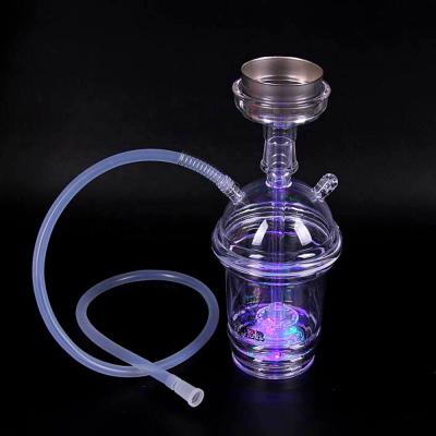 China Hookah Shisha Smoking Tolly Hookah Wholesale Plastic Base Acrylic Hookah T019SF for sale