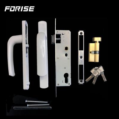 China Modern Unique UPVC Door Handle Lock Set Aluminum Casement 8535 Door Lock Cylinder Set for sale