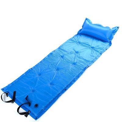 China New ultralight desgin the most comfortable single 9 point air camping mat with pillow for sale