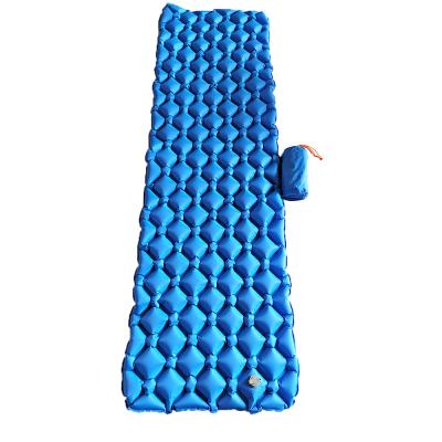 China 40D Nylon+TPU 185*60*5cm Portable Outdoor Inflatable Sleep Pad 486g for sale