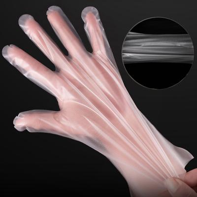 China Disposable CPE Plastic Gloves Clear Embossed Plastic Disposable Gloves Clear CPE Plastic Gloves for sale