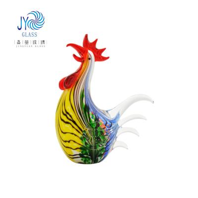 China China wholesale art hand made decorative blown murano glass fish ornaments crafts for decoration small glass animal figurine for sale