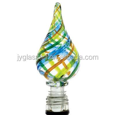 China Decorative glass stopper of bottles for sale