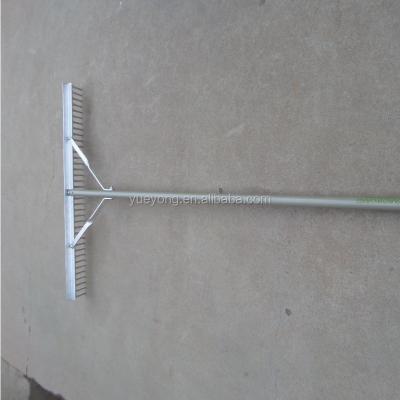 China Agriculture Rake Farm Leaf Rake / Cultivator / Aluminum Lawn Rake for sale