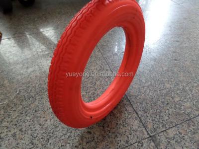 China 12 flat polyurethane 1/2x2 1/4 wheel/12 inch 12 1/2x2 1/4 wheels PU foam freewheel for sale