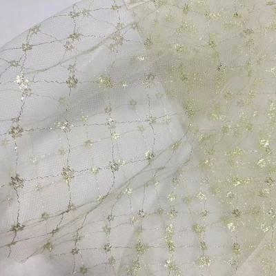 China Sustainable Wholesale Textile Shaoxing Metal Hard Tulle Nylon Mesh Fabric for sale