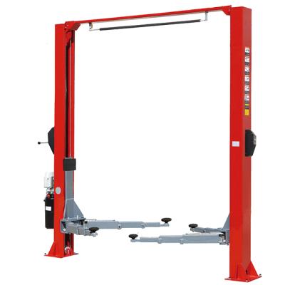 China 2 post car lifts 4000kgs 4ton clear floor design 2 post vehicle lift automatic lift 2820*450*750(1pc) for sale