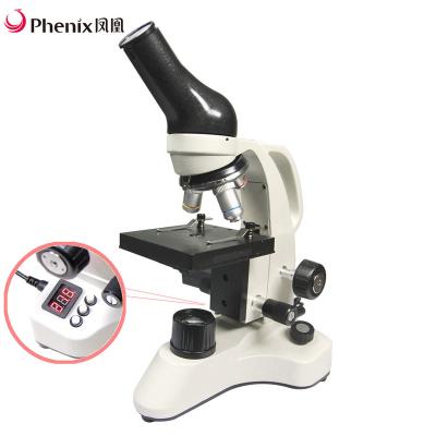 China Phoenix 40X-640X Monocular Biological Microscope with Homothermal Stage for Veterinary PH20W for sale