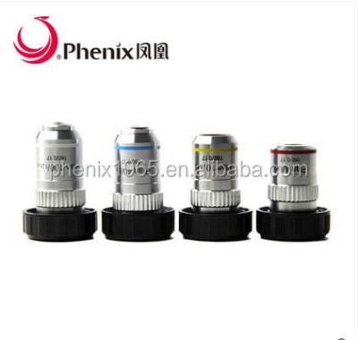 China Life Science Phoenix 195 Microscope Objective Series 4X, 10X, 40X, 100X for PH50 and PH100 for sale