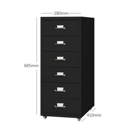 China Durable Helmer Metal 6 Drawer Cabinet Used Steel Storage File Cabinets for sale