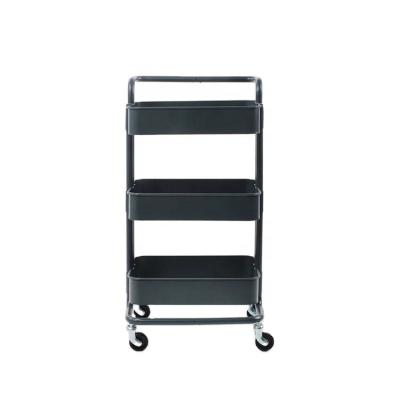 China Nice and colorful modern 3 tier food cart cart for sale