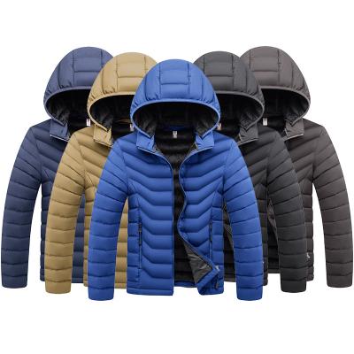 China Wholesale Winter Jacket Customization Cotton Windproof Heavy Padded Coat Quilted Jacket For Men for sale