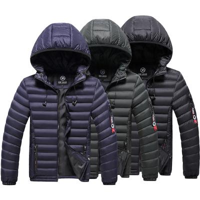 China Men's Windproof Jacket Winter Outdoor Casual Removable Hooded Wearable Hooded Stain Windproof Daily Life Warm Coat for sale