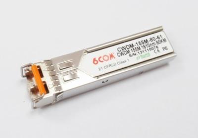 China transmisor-receptor Alcatel compatible SFP-GIG-DWDM-60 de 1000BASE los 80km 1.25G SMF DWDM SFP en venta