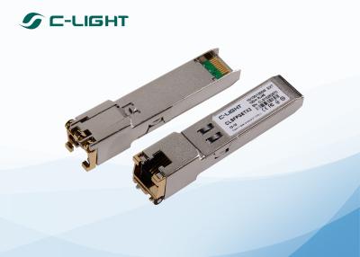 China RJ45 100m SFP Optical Transceiver for Cisco , 1000BASE-T Copper SFP for sale