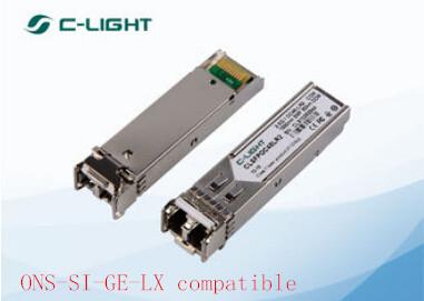 中国 1.25GE 1310nm 1000BASE-LX のトランシーバーの CISCO SFP モジュール LC のコネクター 販売のため