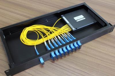 China 16CH Multiplexer Demultiplexer Fiber Optic MUX / DEMUX CWDM for sale