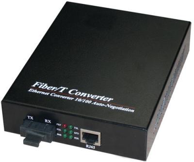 China 9k Byte Data Packet Opitc Fiber Media Converter , SFP To RJ45 Converter for sale