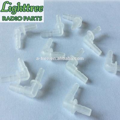 China In-ear DIY Right Angle Clear Monitoring Earphone Tube Connector for sale