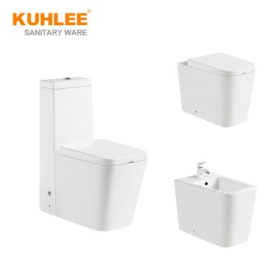 China Traditional White Ceramic Toilet Sets Bathroom Sanitary Ware Toilet Bowl Sets With Sink Suites for sale