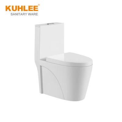 China Wholesale Price Single-piece Toilet Ceramic Double-flush Toilet Wc Toilet Ceramic Washdown WC for sale