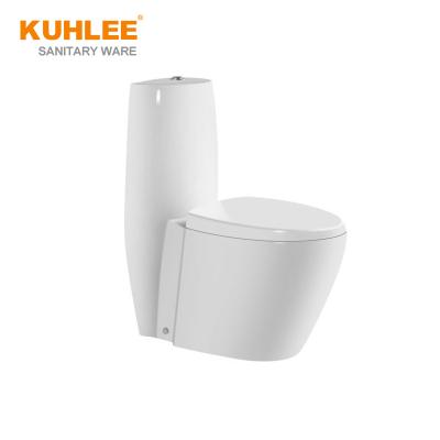 China Double-Flow Sanitary Ware One-Piece Washdown Bathroom WC Piss Peep Chinese Toilet for sale