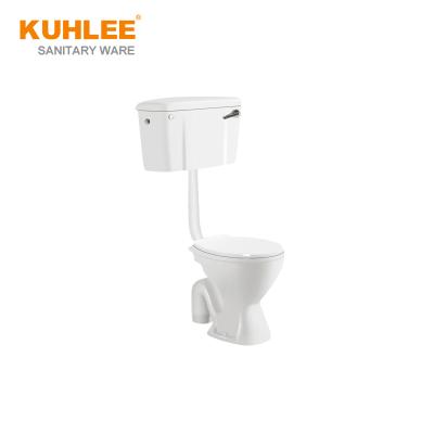 China China Factory Bathroom Double-Flow Cheap Ceramic Sanitary Ware Washdown Two-Piece Toilet Bowl for sale