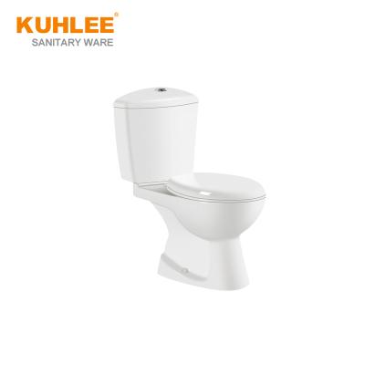 China Ceramic Sanitary Ware Sanitary Washdown Small Bathroom Double-flush Small Building Offices Two Piece Toilet for sale