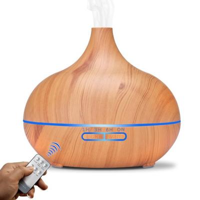 China Electric Household Amazon Aroma Oil Diffuser Ultrasonic Cool Mist Water Aroma Diffuser Machine Oil Humidifiers with Remote Control for sale