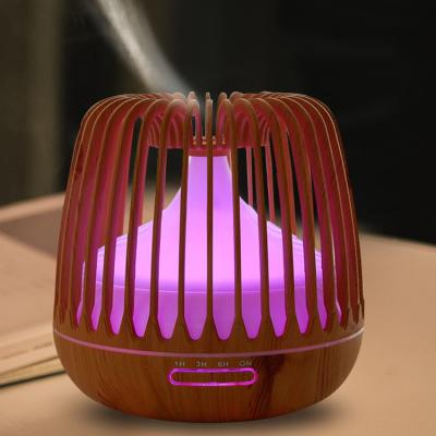 China Wholesale 500ML Hotel Scent Essential Oil Diffusers Birdcage Aromatherapy Diffuser Electric Aromatherapy Purifier 7 Color Led Air for sale