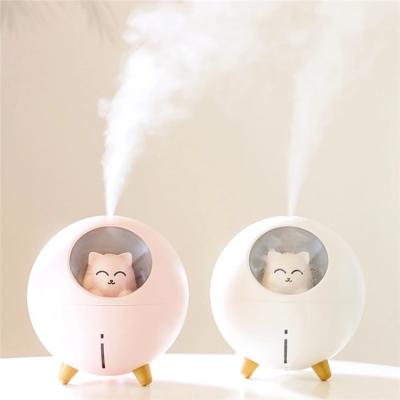 China 220ml Air Humidifier USB H2o Cute Cool Colorful Car Mist Humidifier Planet Cat Portable USB Desktop Humidifier For Home Hotel for sale