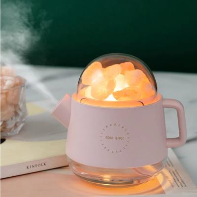 China Car Portable Ultrasonic Humidifier Nebulizer Air Humidifier Wireless Crystal Kettle USB Perfume Essential Oil Diffuser For Home for sale