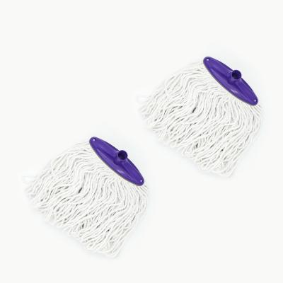 China 2023 Viable Best Selling High Fitness Thickened Super-absorbent Mop Head Round Microfiber Mop Head Refill For Home Cleaning for sale