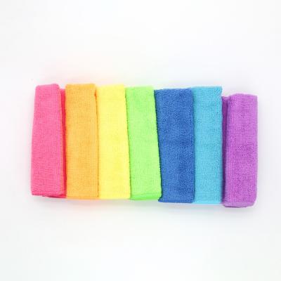 China Custom 30*30cm Microfiber Towel Kitchen Towel Cloth Dish Towels Dish Towels Microfiber Wholesale Durable Super Absorbent Edgeless Quick Dry Cloth for sale