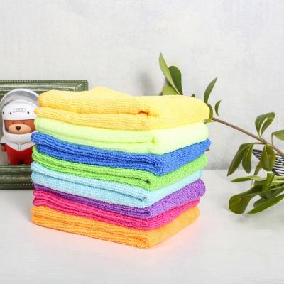 China Viable Custom Logo Design Wholesales Colorfu Water Absorption Microfiber Cleaning Towel Car Wash Cloth Super Microfiber Cleaning Cloth for sale