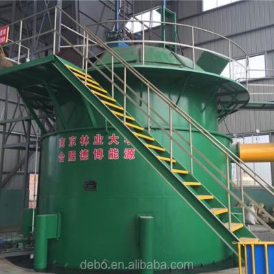 China CE approved biomass gasification plant fixed bed gas generator biomass charcoal to activated carbonproduction line DEBO-1500 for sale