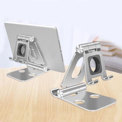 China 2 in 1 2 in 1 Aluminum Mobile Phone Tablet Holder Desktop Table Stand Cradle Dock for Cell Phones for sale