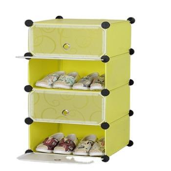 China 2022 Factory outlet PP DIY shoe cabinet Portable cabinet storage Organizer simple shoe cabinet for sale