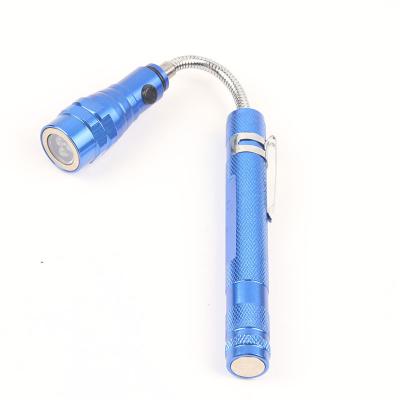 China Camping Torch Aluminum Adjustable Flexible Magnetic Telescopic Led Flashlight for sale