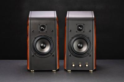 China Wooden Box 2.0 Channel Computer Multimedia Speakers , Classic High End Multimedia Loudspeaker for sale