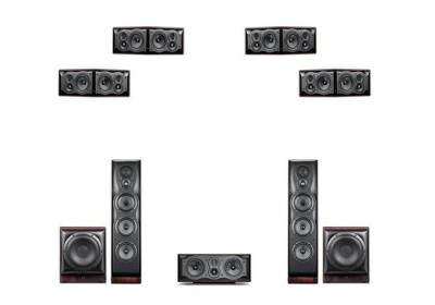 China Video Room 7.2 Home Theater System with Passive Multimedia Speakers for sale