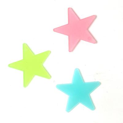 China 2021 Luminous Cartoon Moon 2021 DIY Decoration Star Glow Stars Wall Glow Astonishing Dark Glow Home Decorative Various Sticker Fluorescent for sale