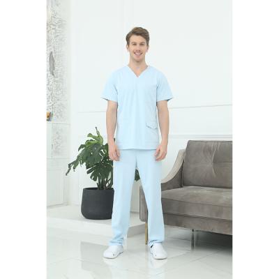 China Wholesale Breathable Medical Scrubs Sets Nursing Uniforms Hospital Uniforms Logo Scrubs Suit Custom Made For Women And Men for sale