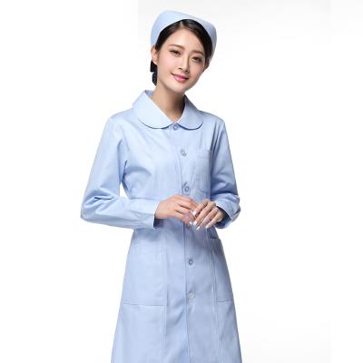 China High Quality Hospital Factory Sellers Hospital Nurse Lab Coat Medical White Doctor Uniform in Wholesale Price for sale