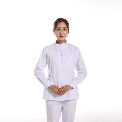 China Hospital Nurse Uniform Customized Cotton Polyester OEM Service Women Nurse Uniform Medical Scrubs Fashionable for sale