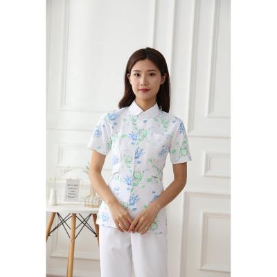 China Nurse Hospital Uniforms Cotton Breathable Polyester Customized OEM Service Women Nurse Uniform Medical Scrubs Fashionable for sale